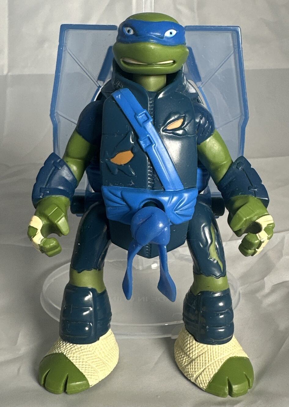 5.5" Throw N' Battle Leonardo Figure Teenage Mutant Ninja Turtles 2013